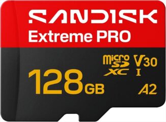 MEMORY CARD SANDISK MICRO-SDXC 128GB EXTREME PRO w/adapter 250mb/s; 120mb/s V30, U3, A2, SDSQXCJ-128G-GS6MA