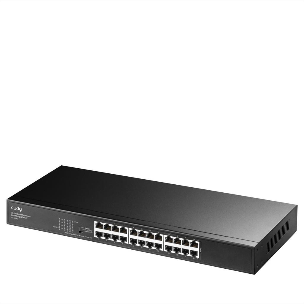 NET Switch CUDY 24-port Managed Gigabit GS1024E - Image 4