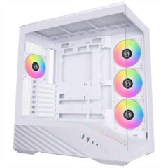 CASE LIAN LI ATX Vector V100 ARGB w/2x Tempered glass, 4x120mm RGB Fans, White, V100RW