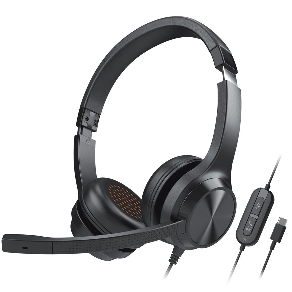 HEADPHONES CREATIVE CHAT USB Type-C 2.0m, Noise-Canceling Mic, Remote, 51EF0980AA000