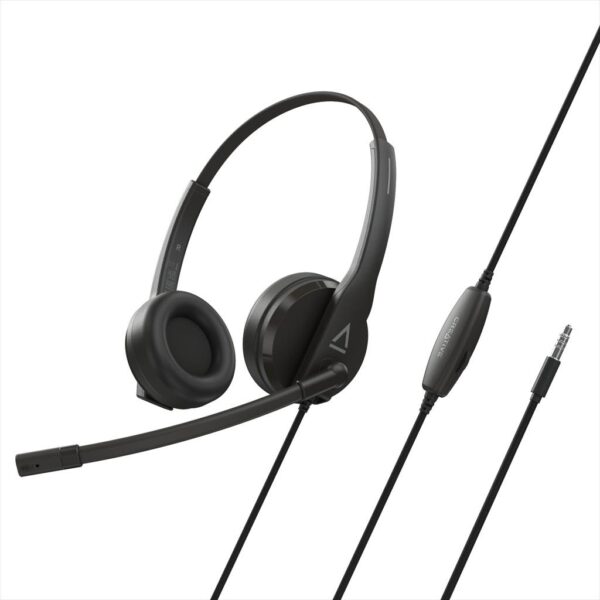 HEADPHONES CREATIVE HS-230 USB-A, 3.5mm, w/Noise-cancelling Mic, Inline Remote, 51EF1110AA000