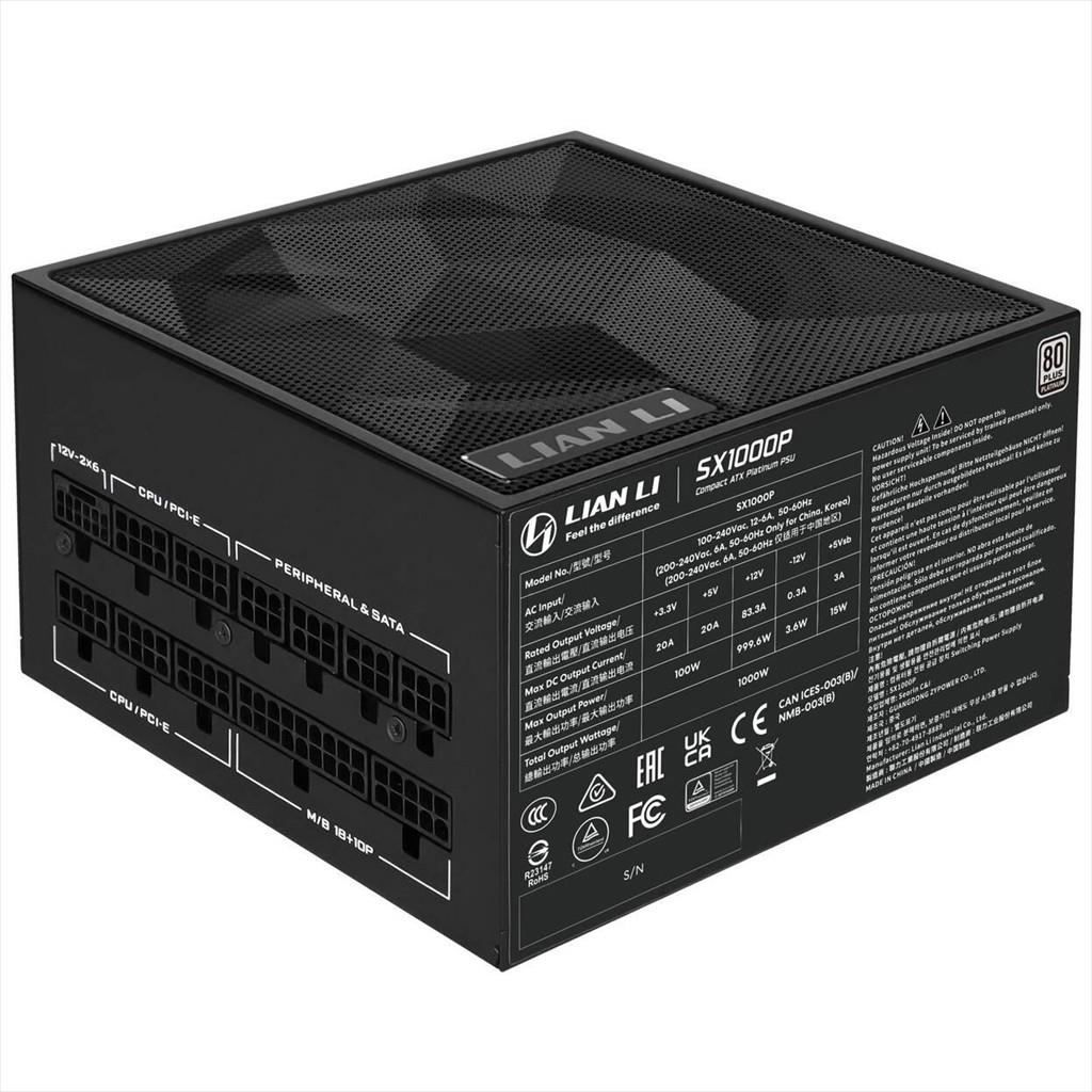PSU 1000W LIAN LI SX1000P 80+ PLATINUM, FULL MODULAR, BLACK, SX1000P - Image 5