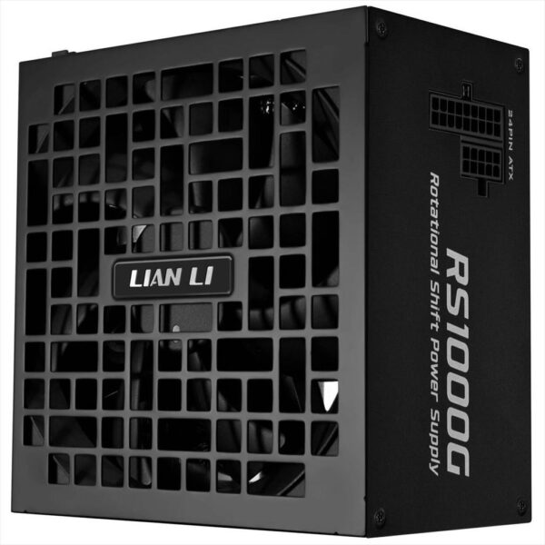 PSU 1000W LIAN LI GOLD RS1000G 80+ GOLD ATX 3.1, 90 deg. AC INLET, w/HUB, FULL MODULAR BLACK, RS1000G. BH00